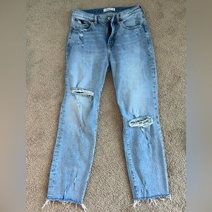 Abercrombie Mid Rise Boyfriend Jean